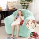 preview thumbnail 4 of 6, 39/51" High-Density Foam Bean Bag Sofa Chair with Armrests