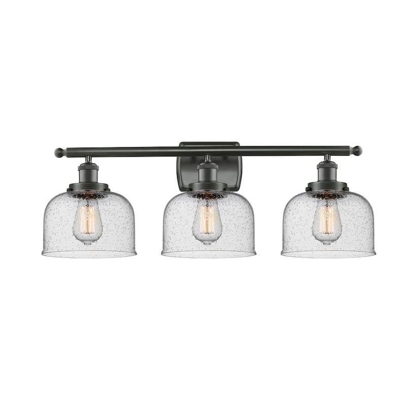 Innovations Lighting Large Bell 3 Light 26" Wide Vanity Light