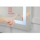preview thumbnail 8 of 6, Avalon 30" x 30" Hardwired LED mirror - Silver