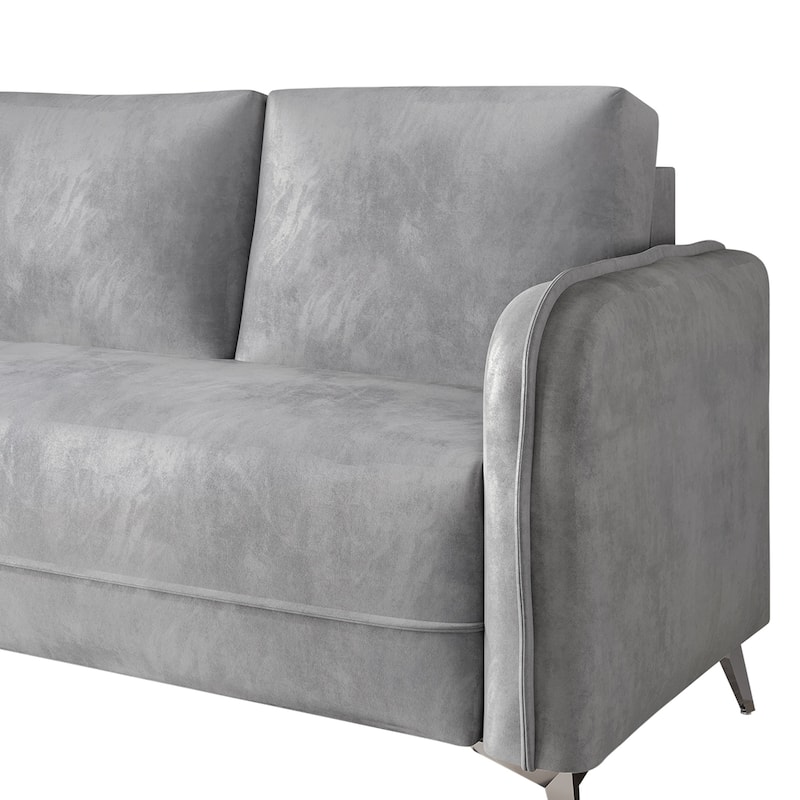 CraftPorch Luxurious Velvet Upholstered Sofa