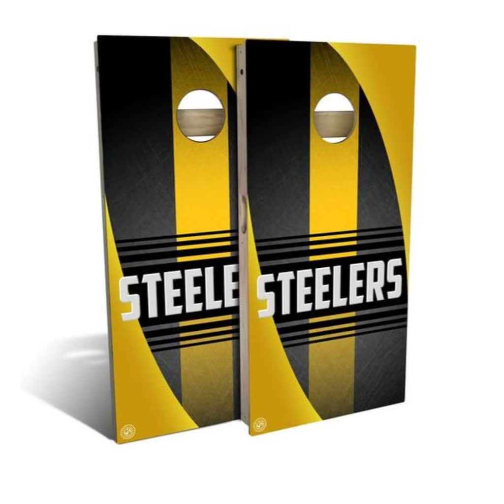 Pittsburgh Football 2.0 Outdoor Cornhole Board Set