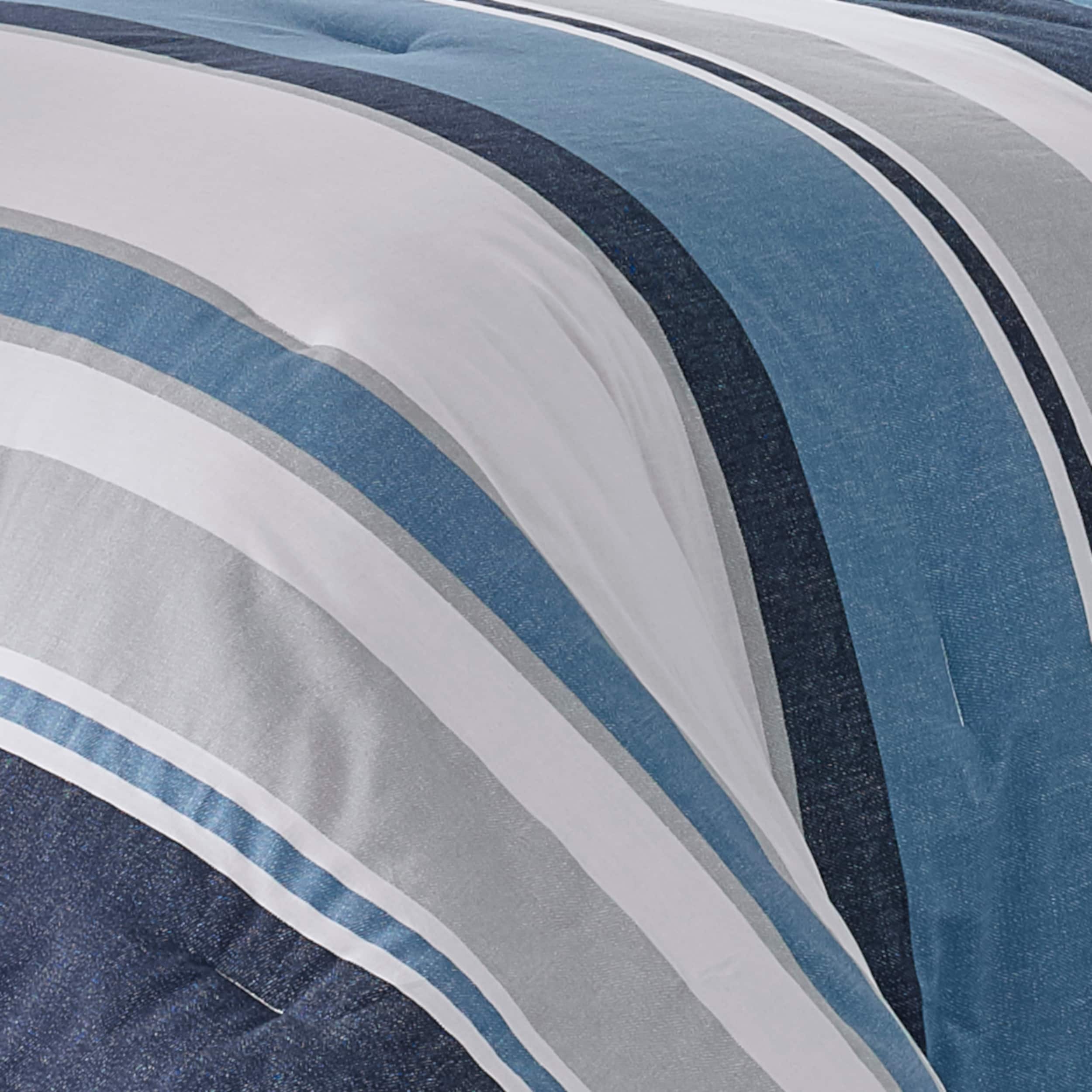 Nautica Westport Navy Cotton Comforter Bonus Set - On Sale - Bed Bath ...