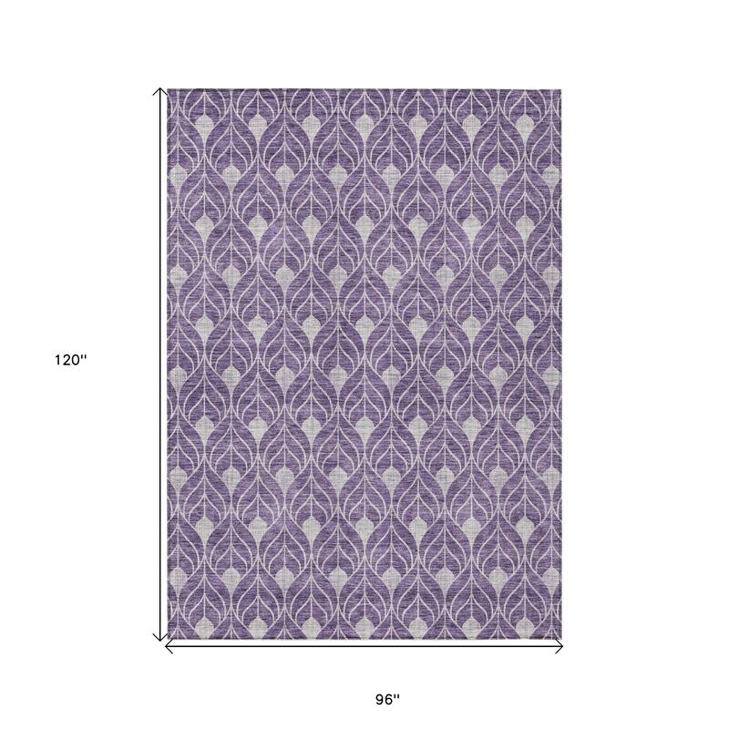 HomeRoots Geometric Transitional Rectangle Outdoor Rug