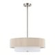preview thumbnail 3 of 30, GetLedel 20" 4-Light Hand-woven Rope Drum Semi-flush Mount Chandelier
