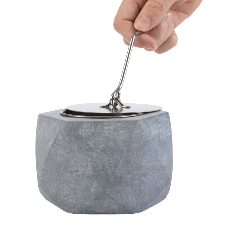 Pure Garden Bioethanol or Rubbing Alcohol Smokeless Tabletop Fire Pit