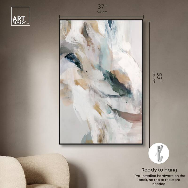 Whispering Colors II Canvas by Art Remedy