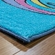 preview thumbnail 4 of 2, Licensed Nickelodeon Jojo 'One of a Kind' Unicorn Youth Digital Print Area Rug - 3'6"x4'6"
