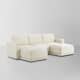 Option 3 Pieces+ 2 Ottoman
