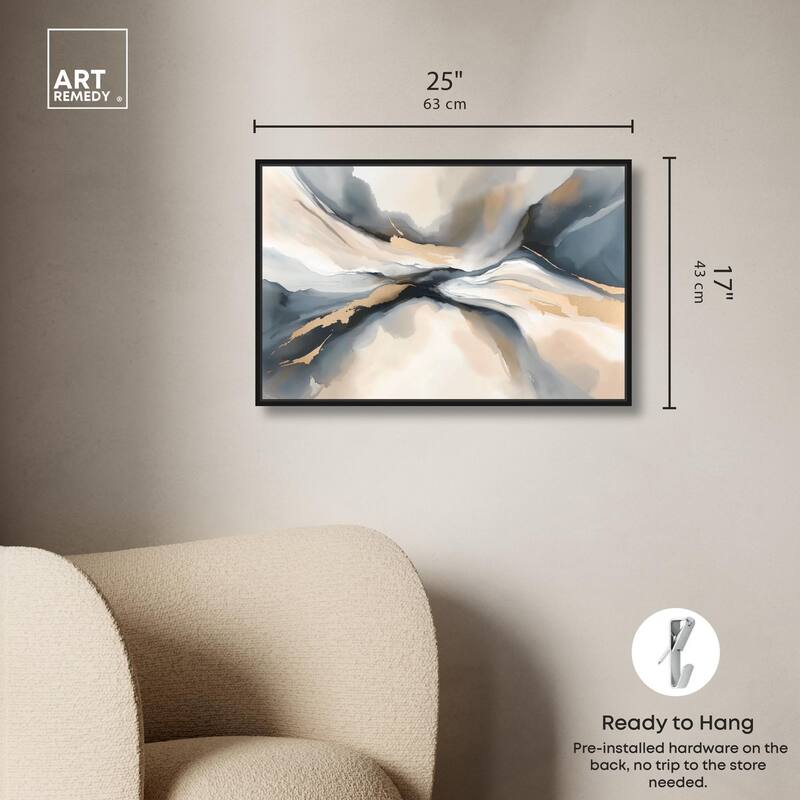 Dynamic Swirls I Canvas by Art Remedy