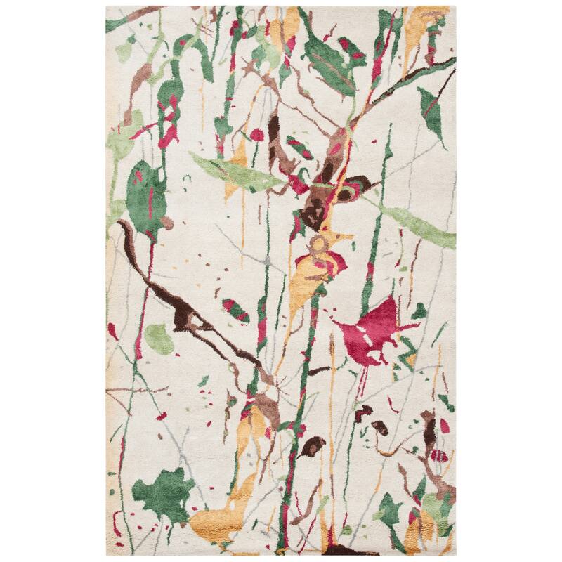 SAFAVIEH Handmade Soho Assija Modern Abstract Wool Rug