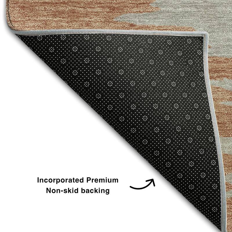 Premium Washable Super Soft Modern Ombre Mayfield Rug