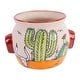preview thumbnail 3 of 4, Novica Handmade Mexican Desert Ceramic Flower Pot