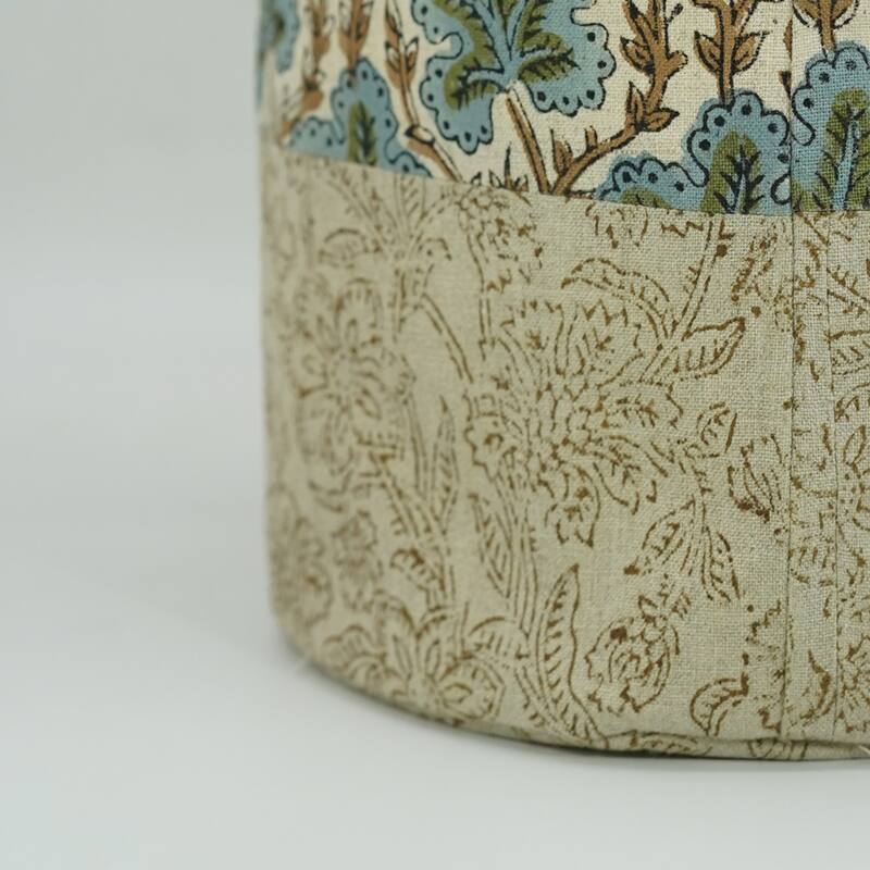 Fabdivine Handmade Floral Room Décor Nursery Storage Basket