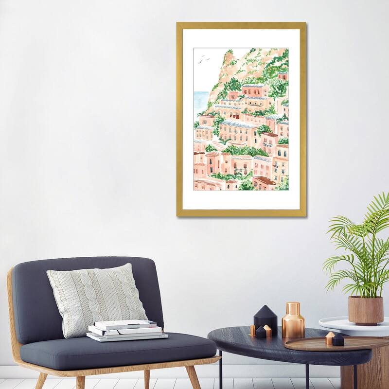 iCanvas "An Italian Shore" by Sabina Fenn