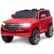 preview thumbnail 17 of 32, 12V Kids Ride On Truck Car, Licensed Toyota Land Cruiser Red