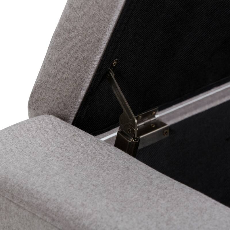 WYNDENHALL Santa Fe 51 inch Wide Contemporary Rectangle Storage Ottoman