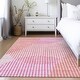 preview thumbnail 27 of 47, Machine Washable Indoor/ Outdoor Abstract Stripe Chantille Rug