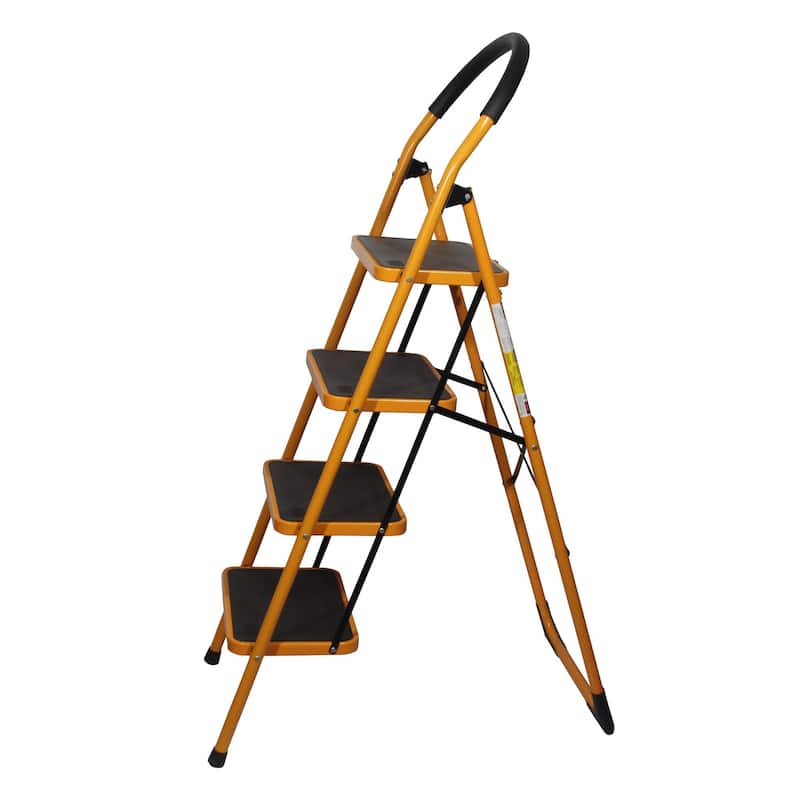 Portable 2/3/4 Step Ladder Lightweight Ladders with Sturdy Steel and Anti-Slip Wide Pedal (330 Lb)