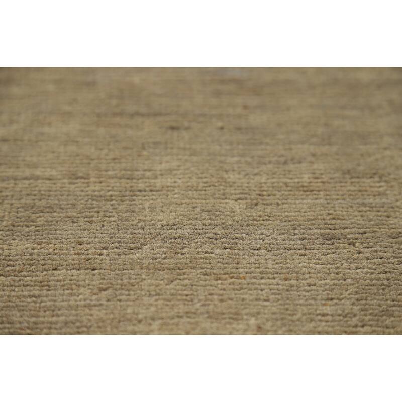 Gabbeh Modern Foyer Rug Beige Handmade Wool Carpet - 2'8"x 3'11"