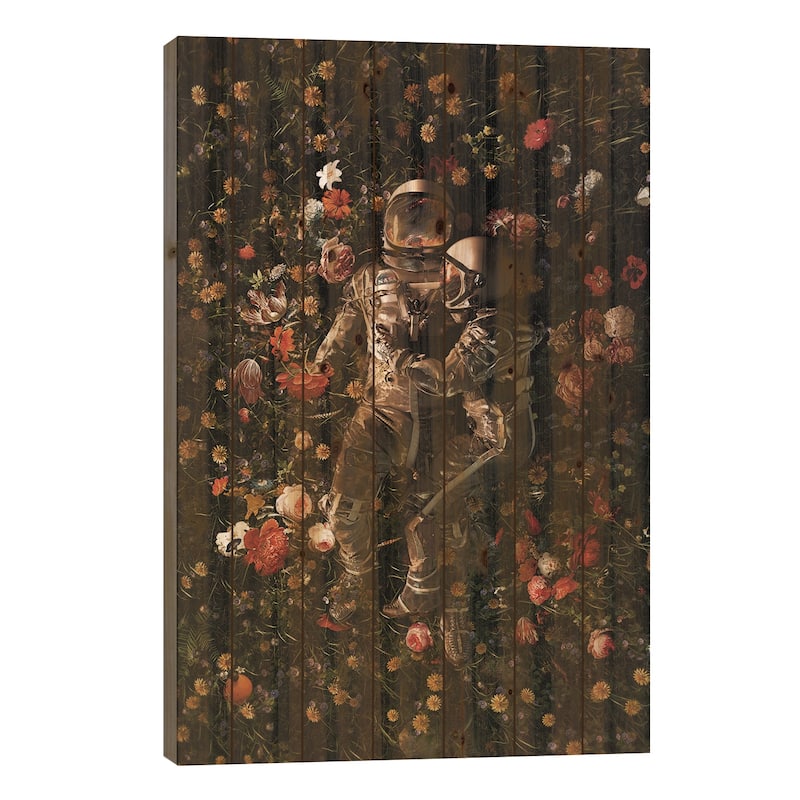 Garden Delights II Print On Wood by Nicebleed - Multi-Color - 40x26x1.5