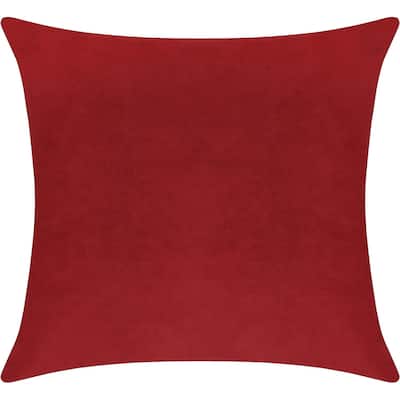 Delara Pack of 1 Velvet Decorative Throw Pillow Cover 20x20 Inches, Cushion Cover, Soft and Breathable Fabric, Hidden Zipper