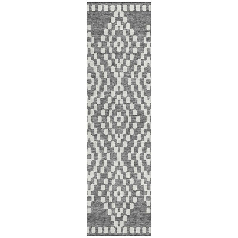 Machine Washable Indoor/ Outdoor Chantille Moroccan Boho Rug