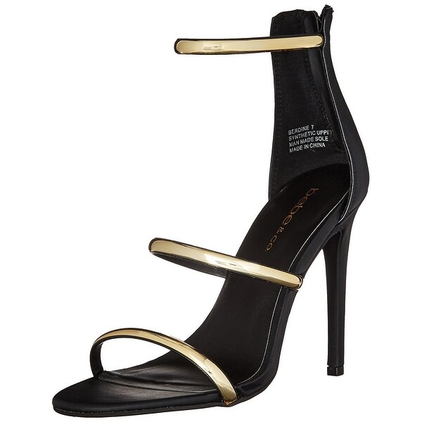 womens black ankle strap sandals