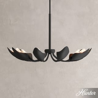 Hunter Juneway 10 Light Chandelier – Transitional, Modern/Contemporary – Dining Room, Living Room, Bedroom, Entry