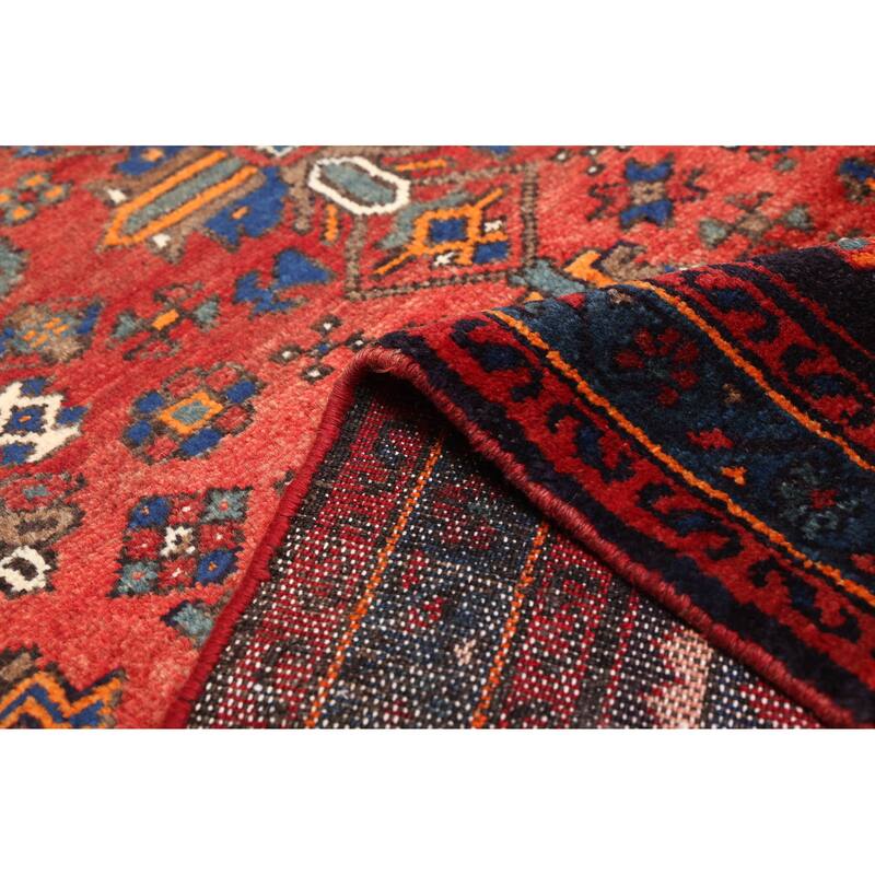 ECARPETGALLERY Hand-knotted Anatolian Vintage Red Wool Rug - 3'10 x 15'0