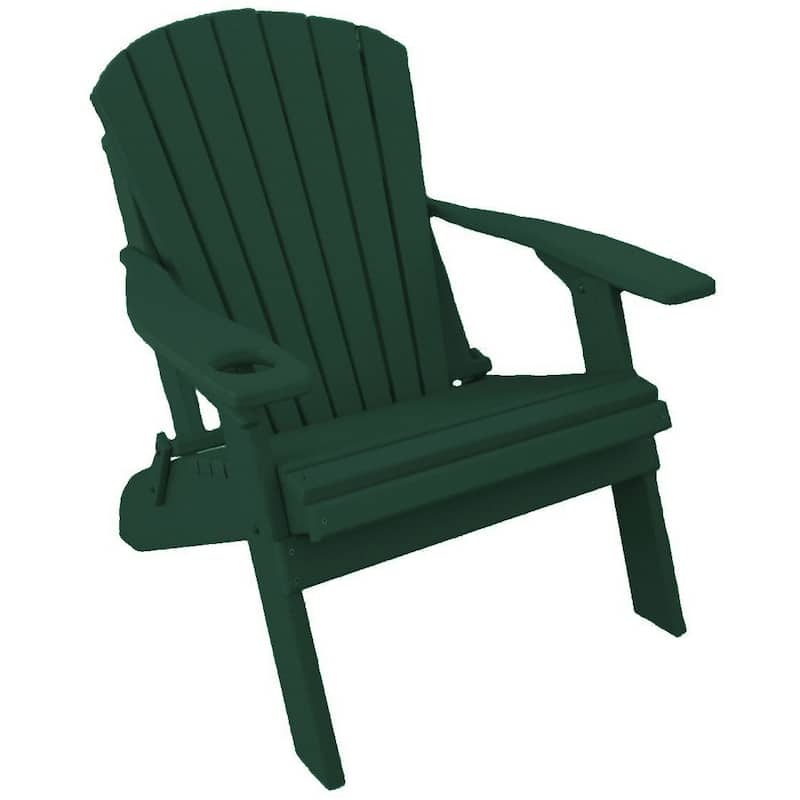 Poly Adirondack Big Boy Chair - Turf Green