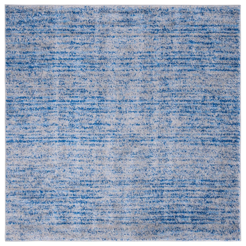 SAFAVIEH Adirondack Bihter Vintage Abstract Rug - 4' Square - Blue/Silver