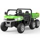 preview thumbnail 11 of 32, 24V 2 Seater Kids Ride On Dump Truck with Remote Control Green