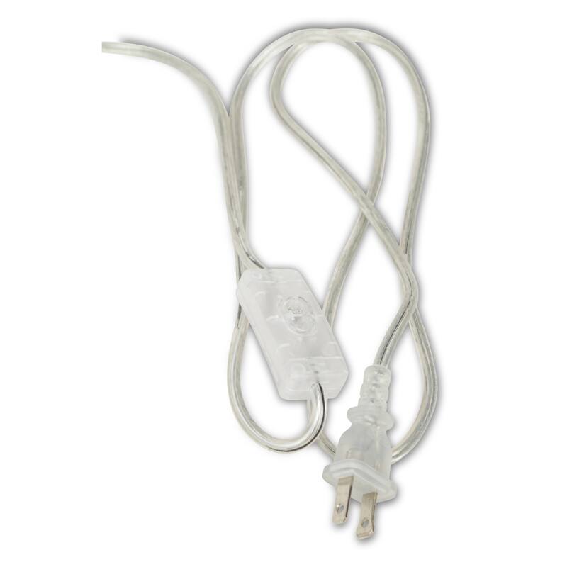 NADAAL STUDIOS Renwyn Table Lamp, Round Opal Glass Globe with Resin Base Chrome Accent, Black