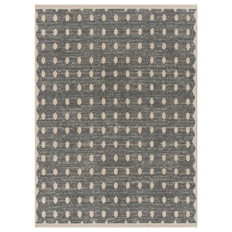 Luxe Weavers Modern Geometric Dots Area Rug, Indoor Carpet
