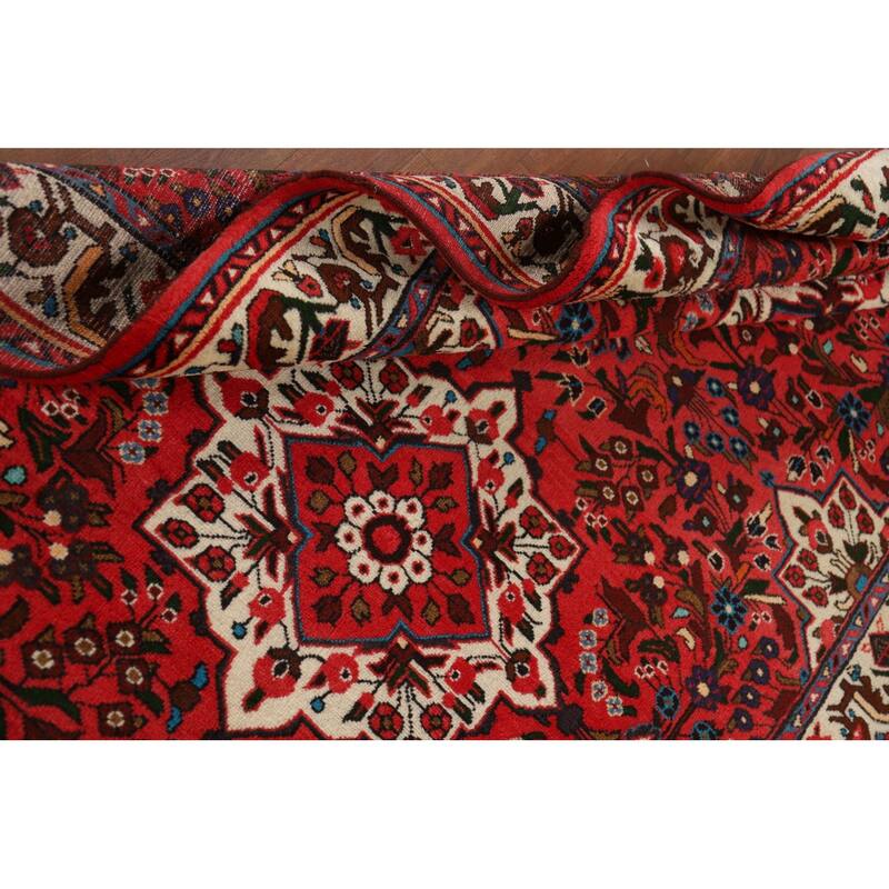 Floral Lilian Persian Area Rug Handmade Wool Carpet - 4'6" x 6'7"