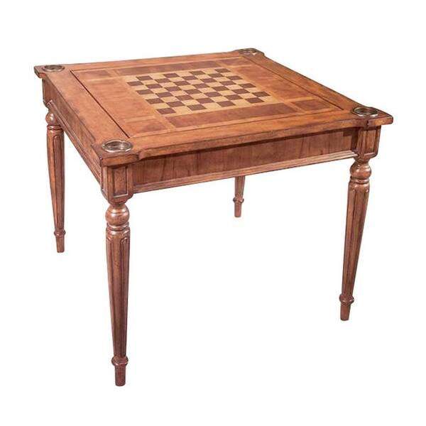 Offex Transitional Square Wooden Multi Card Table In Offex Transitional Square Wooden