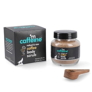mCaffeine Naked Raw Coffee Body Scrub 100 g Exfoliates Dead Skin Cells