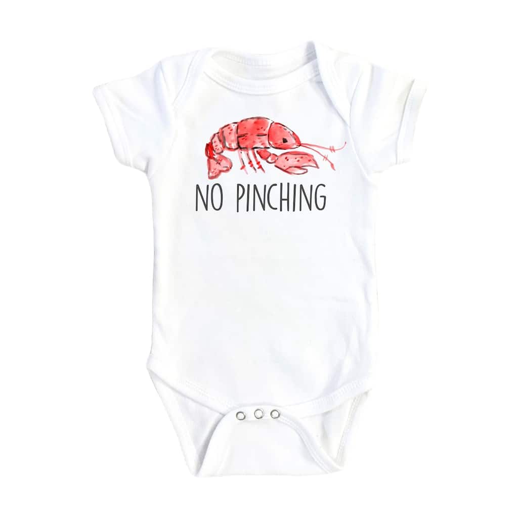 Crawfish Pinch - Baby Boy Girl Clothes Infant Bodysuit Funny Cute Newborn