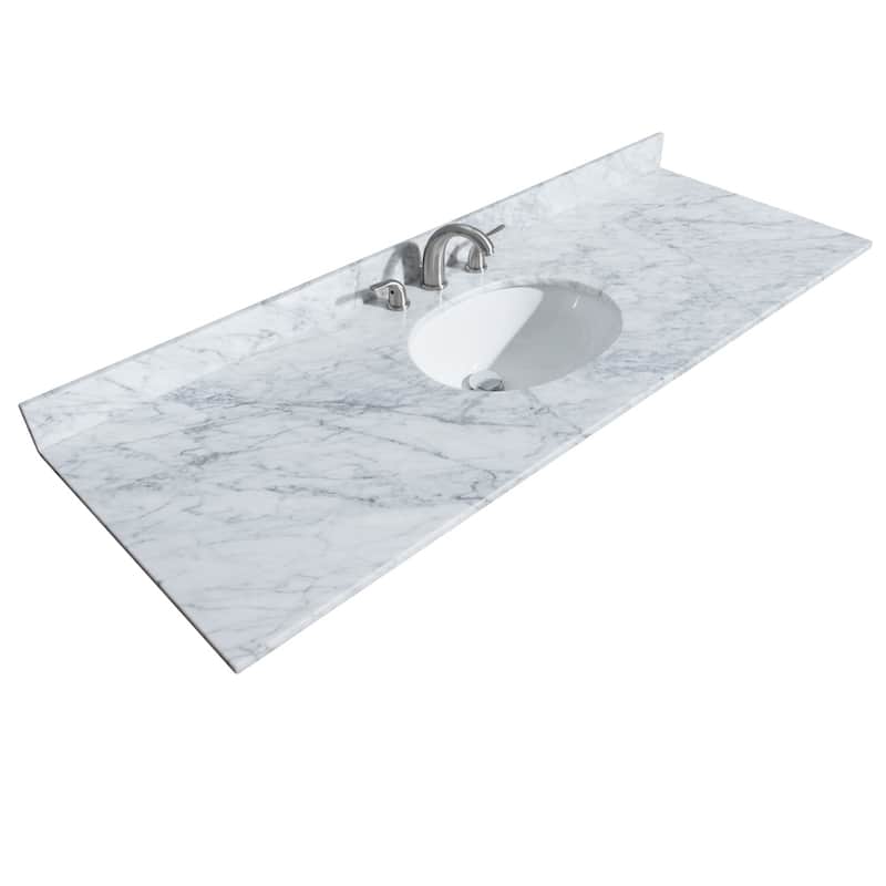 Deborah 60-inch Single Vanity, Oval Sink, No Mirror