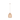 Innovations Lighting Willow - 1 Light 18" Chain Hung Pendant - Gold Finish - Natural Shade