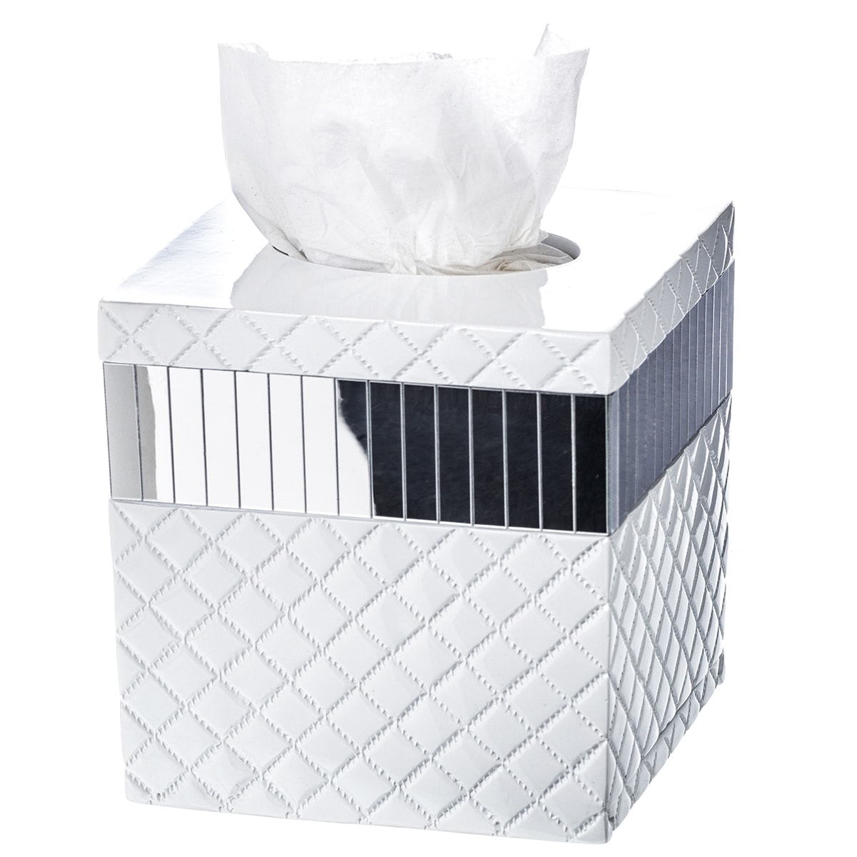 Quilted tissue on sale box cover