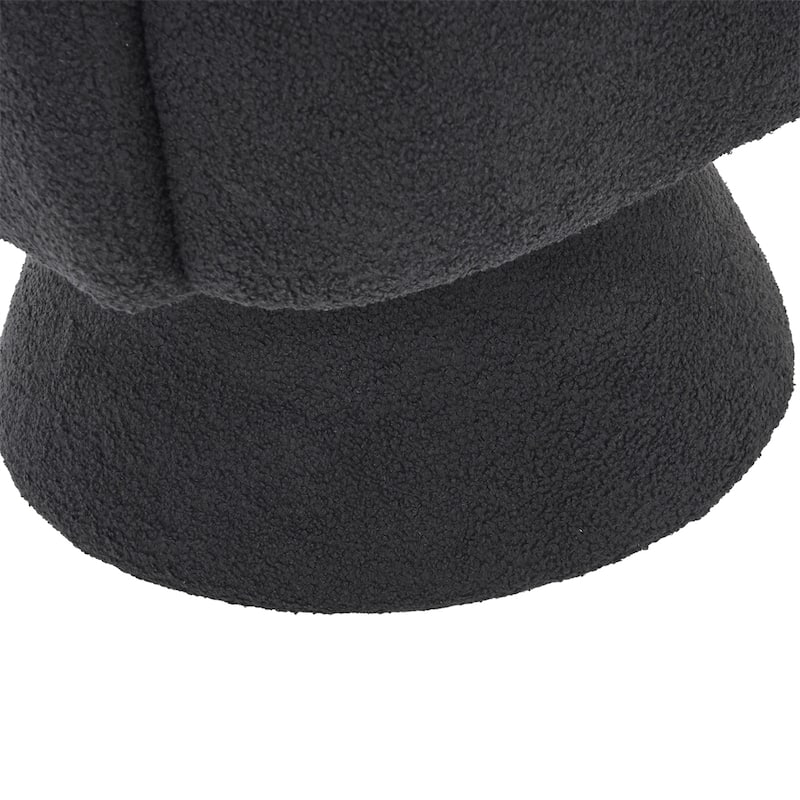 Swivel Accent Chair Armchair,Round Barrel Chair in Fabric,velvet