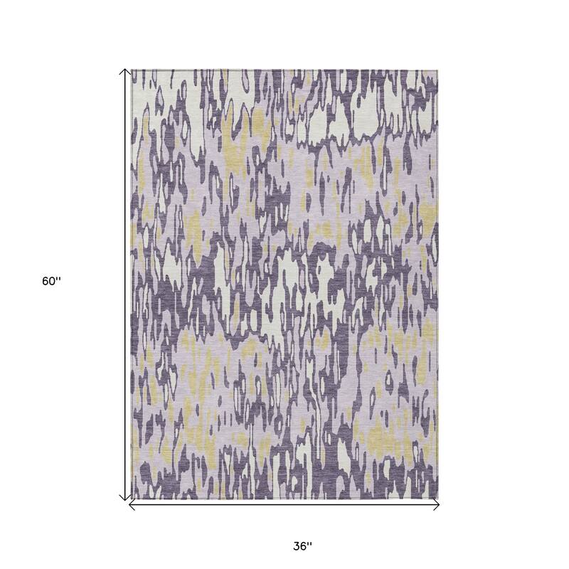 HomeRoots Striped Transitional Rectangle Outdoor Rug