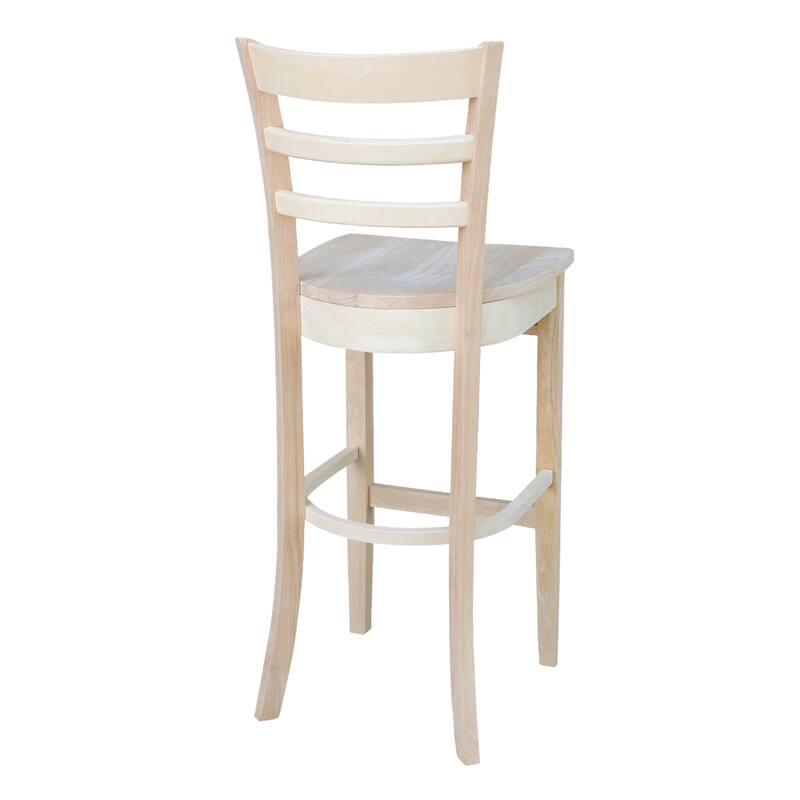 International Concepts Solid Wood Emily Dining Stool
