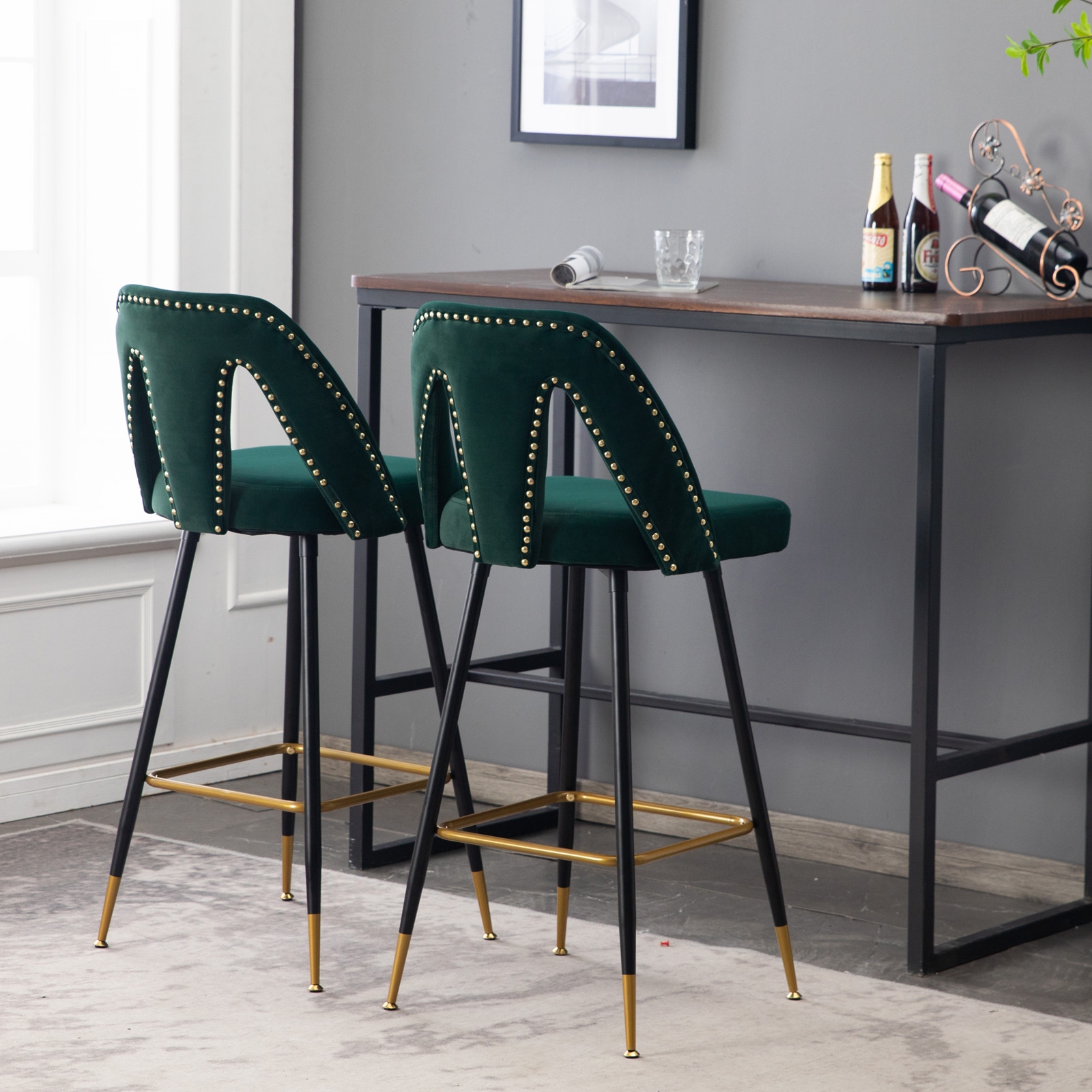 Modern Velvet Upholstered 28