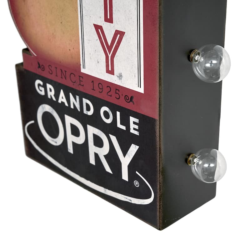 American Art Decor Grand Ole Opry LED Marquee Sign - 12.4" x 4.3" x 30.1"