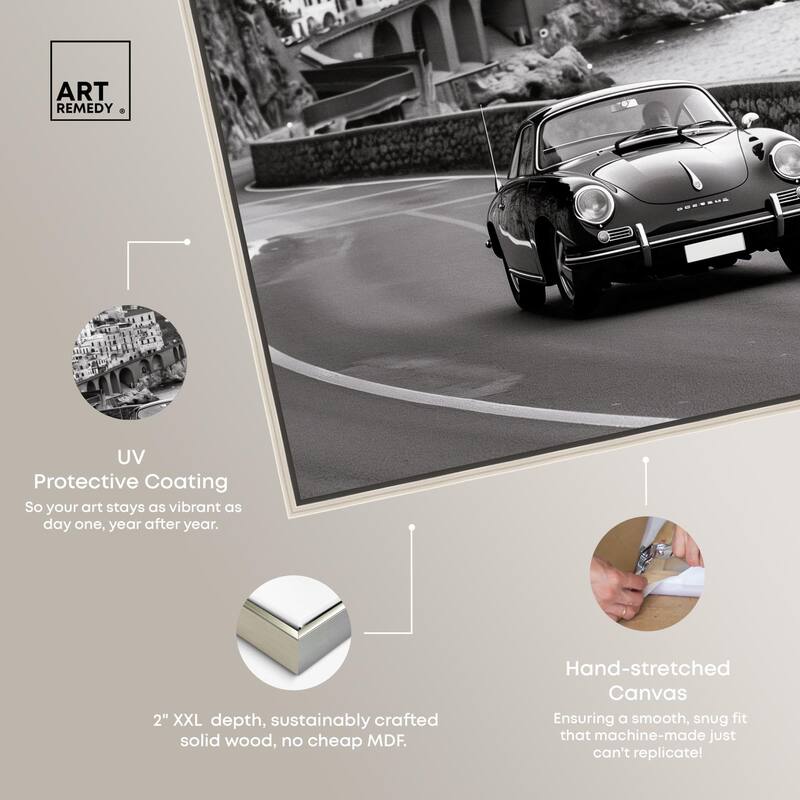 Drive through the Town Canvas by Art Remedy
