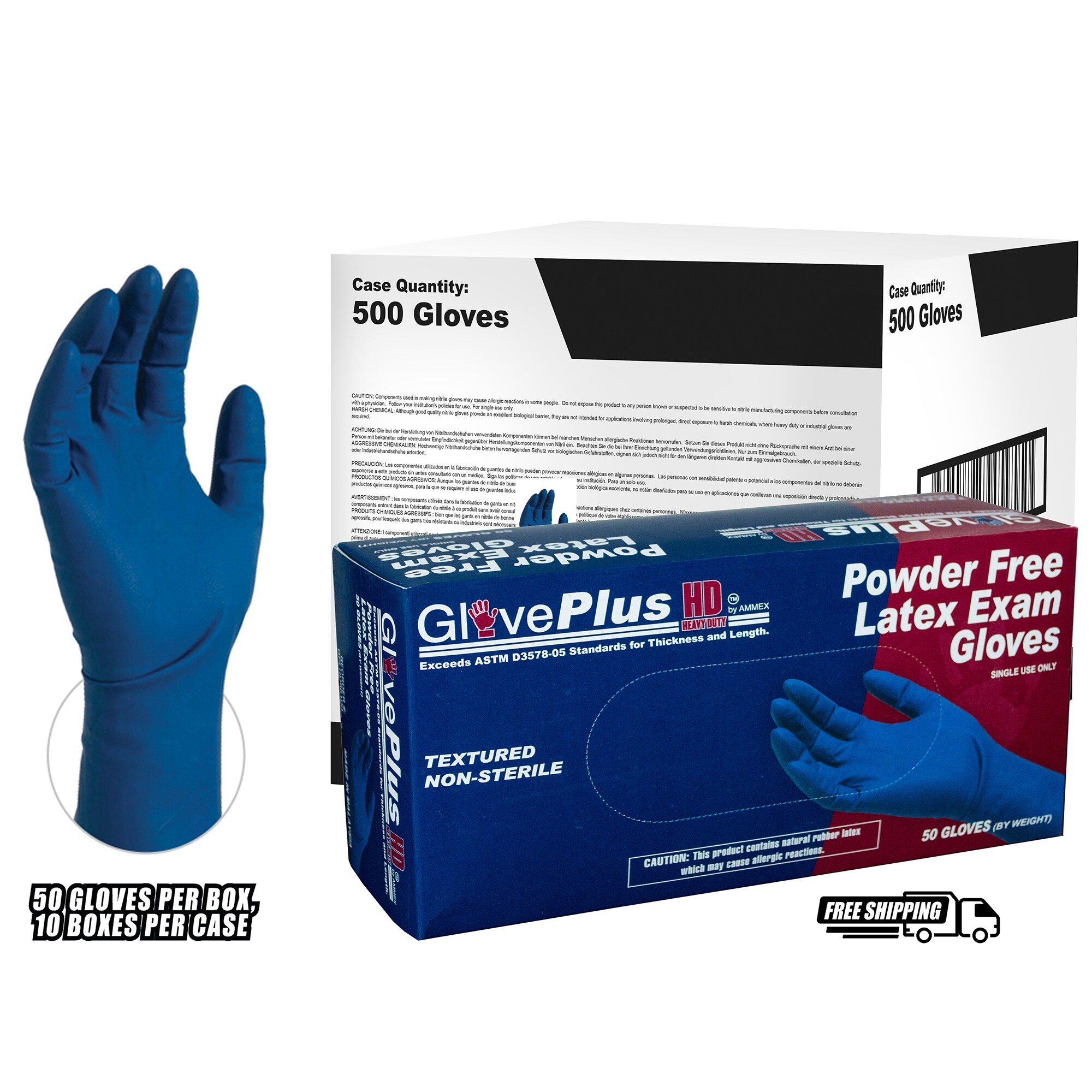 latex gloves free shipping