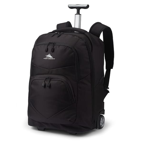 slide 2 of 6, High Sierra Freewheel Pro - Rolling Case / Backpack - Polyester - Black - 15 inch