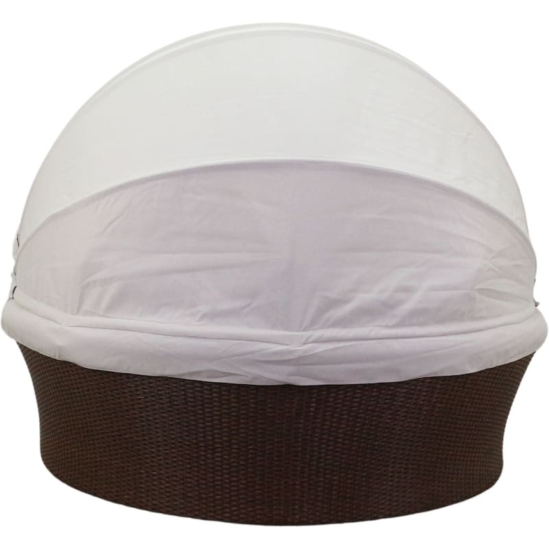 Courtyard Casual Green Eclipse Outdoor Expandable Daybed W/ Canopy